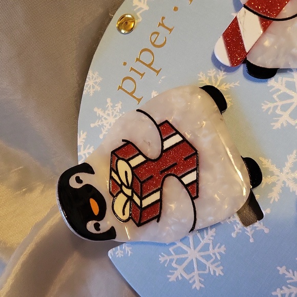 Penguin 🐧 hairclips brand new on card - Picture 4 of 4